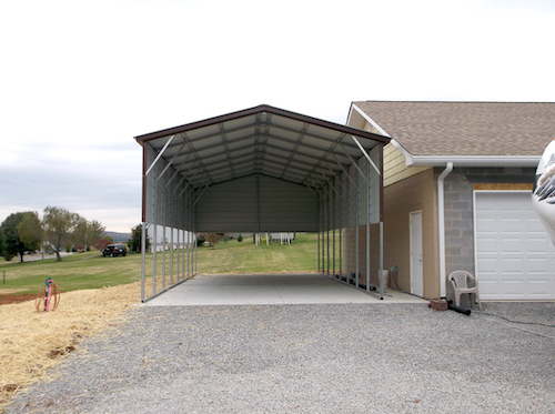 Metal RV Covers  RV Carports For Motorhomes & Campers