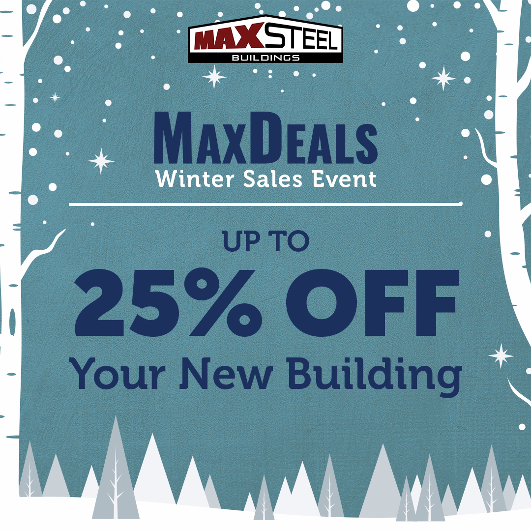 MaxDeals Winter Sales Event 2024 MaxSteel Buildings   MSB Feb Promo 20off 1080x1080 